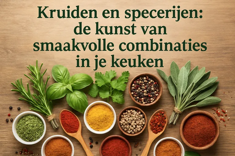 Kruiden en specerijen: de kunst van smaakvolle combinaties in je keuken